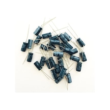 Elektrolitik Aluminyum Pcb Montaj Kondansatör 1Uf, 2.2Uf-100 Adet