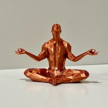 Yoga Salon Raf Dekoru İçin Zarif Hediyelik Dekoratif Obje Figür 15 Cm