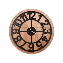 Bigtown Dekoratif Ahşap Duvar Saati - Madamvila