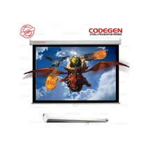 Codegen Ax-18 Storlu Projeksiyon Perdesi 180x180 Arkası Siyah Fonlu - Duvar/tavan Asılabilir