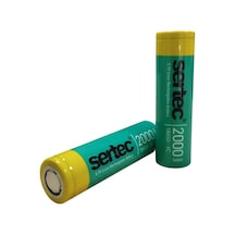 Sertec 18650 3.7v 2000 Mah 1c Li-ıon Şarjlı Pil Crchmgo