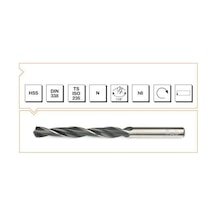 Mte Silindirik Saplı Metal Matkap Ucu 20MM