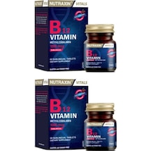 Nutraxin B12 Vitamin 1000 Mg 60 Tablet 2 Kutu