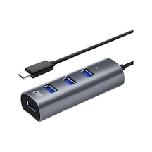 Chb010 Type-c To Usb 3.0 4 Portlu Alüminyum Hub Çoklayıcı