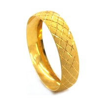 Altın Kaplama Yıldız Baklava 1.5 Cm Bilezik Blz-3055 Altın