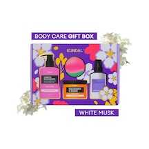 Yoğun Nemlendirme Etkili Dörtlü Vücut Bakım Hediye Seti Kundal Bath & Body Gift Edition White Musk