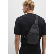 Mavi - Siyah Çapraz Çanta 0911937-900 Siyah