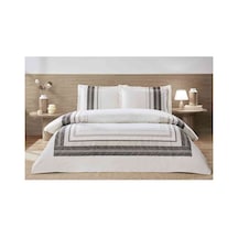Nevresim Takımı Fitted Çarşaflı Ranforce Çift Kişilik Krem Blend