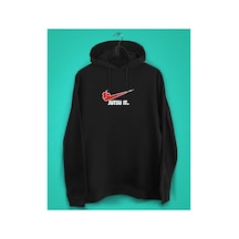 Tarzsokak Unisex Siyah Naruto Jutsu It Baskılı Sweatshirt