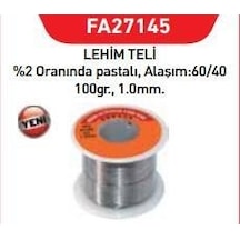 Fastbond 27145 Lehim Teli 1 Mm 100 Gr Diğer