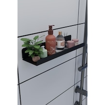 3m Ultra Güçlü Yapışkanlı Siyah Mutfak&banyo Rafı, Çok Amaçlı Organizer Raf 2 Adet Mt96s