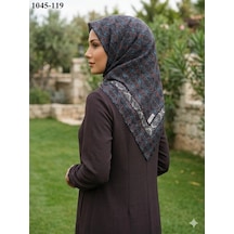 Eyfel Eşarp Eyfel Desenli Dimi Pamuk Eşarp 1045-119 Çok Renkli