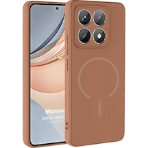 Microsonic Xiaomi 14t Pro Kılıf Zeno Magsafe Kahverengi -