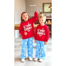 Unicorn Kids Unicorn Sunday Unisex 2'li Takım Kırmızı Mavi
