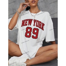 Tarzsokak Unisex Bay Goth Kadın Kafatası Desenli Damla Omuz T-shirt Kod-1367 Beyaz