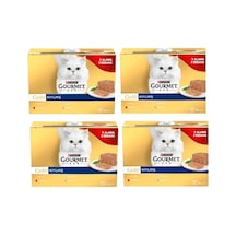 Gold Kıyılmış Tavuk Etli Yaş Kedi Maması Multipack 85 Gr. 48 Al 36 Öde