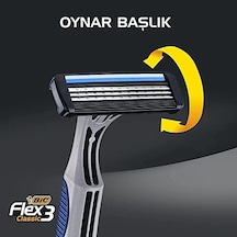 Bıc 3 Erkek Tıraş Bıçağı 6'lı Blister 3 Bıçak , Birbirinden Bağımsız Hareket Edebilen 3 Bıçak, Oynar Başlık, Aloe İle Zenginleştirilmiş Kayganlaştırıcı Jel Şerit