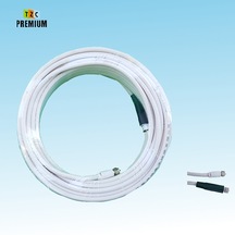 Kablo Rg6-U4 Beyaz Renk 20 Metre