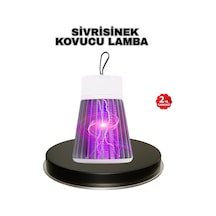 Mor Işıklı Şarjlı Böcek Öldürücü Lamba Ev, Balkon Ve Kamp Kullanımına Uygun
