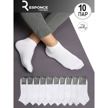 Responce Kısa Klasik Çorap Seti 10 Çift 68777005 Beyaz