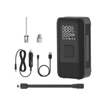 Cbtx Global Sh03 Taşınabilir Akıllı Hava Pompası Güç Bankası Fonksiyonlu Çift Silindirli Lastik Şişirme Cihazı - Siyah
