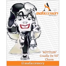 Kötüler Cruella De Vil Charm Gümüş