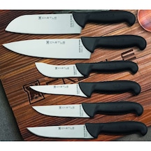 Castsle İncisive Serisi 6 Parça Mutfak Bıçak Seti Et Ekmek Bıçak