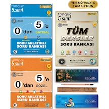 Tonguç Akademi 5. Sınıf 0 Dan 5 E Konu Anlatımlı Soru Bankası - Tüm Dersler Soru Bankası Fijital Set 3 Kitap
