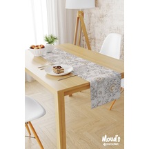 Anatolia 4 Desenli Baskılı Süet Runner Masa Örtüsü
