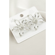 Papatya - 406 - Metal - Matxzngz - Küpe-11937654-gümüş Rengi