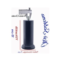 Koltuk Destek Ayağı, Metal Yükseltici, 15 Cm, Antrasit Abanoz