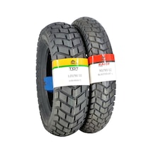 120/90-10 Ve 90/90-12 Tl Tubeless - Dubleks Lastik Takımı