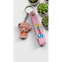 3d My Melody Silikon Anahtarlık Çanta Aksesuar .