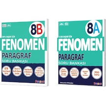 Fenomen Okul 2024 8. Sınıf Lgs Paragraf A + B Soru Bankası Seti 2 Kitap