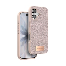 Onegif Apple iPhone Uyumlu 17 Bright Simli Kapak - Pembe İtdark49161