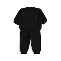 Civil Baby Fırfırlı Basic 6-18 Ay Takım - Siyah