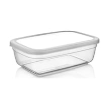 Asude Asd035 Maya Dikdörtgen Saklama Kabı Krem 1500ml Çok Renkli