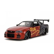 1:24 Jada 2022 Nissan Skyline Gt-r R34 - Godzilla