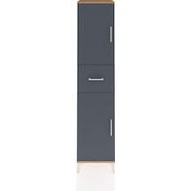 Hyperion Dolap 3 Raflı Tek Çekmeceli 2 Kapaklı 44x44x195 Çam-... Çam