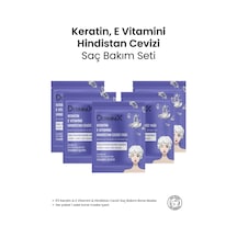 5'li Keratin Ve E Vitamini Hindistan Cevizi Yağı Bone Saç Maskesi Seti Set