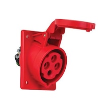 Mete Enerji 4x16a. Ip44 Makine Prizi -eğik- 406505