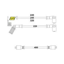 Buji Bobin Kablosu Dkş S-sl-slx-uno-tmpr-tıpo 1.4-1.6 8v Düz Motor Hellux 85011154/ 7777707