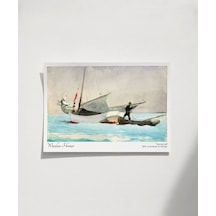 Çerçevesiz Poster Winslow Homer Yelken İstifleme