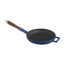 Metal Döküm Kızartma Tavası, 24 Cm, Mavi Diğer