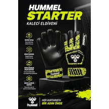 Hummel Gk Black-yellow Çocuk Kaleci Eldiveni Çok Renkli