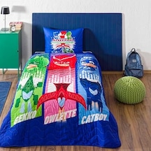 Pj Masks Power Up Standart Pamuk-polyester Nevresim Takımı, Çok Renkli, Tek Kişilik 0
