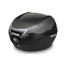 Shad Sh34 Karbon Arka Çanta 34 Litre D0b34106 Alüminyum - Siyah