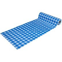 Pratikser Tek Kullanımlık Masa Örtüsü Mavi - 120x150cm - 10ad/rulo