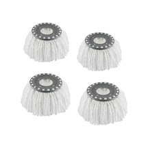 4 Adet Yedek Uç - Yedek Mop Mikrofiber Bez - Vileda Temizlik Paspas Spin Mop