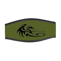 BestDivers Maske Arkalığı DRAGON Neopren Velkrolu Siyah